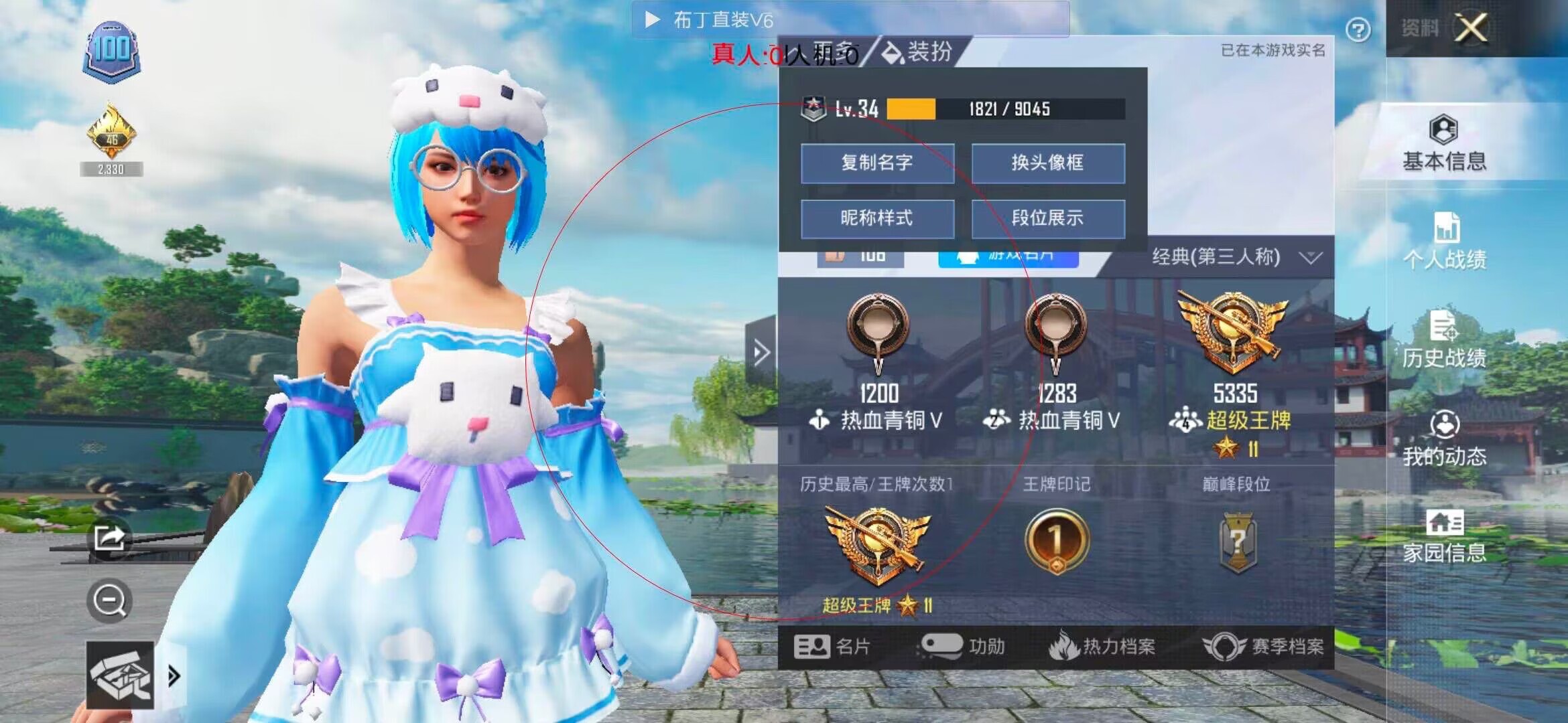 和平精英布丁直装透视 - 萤火突击正式服辅助预览图